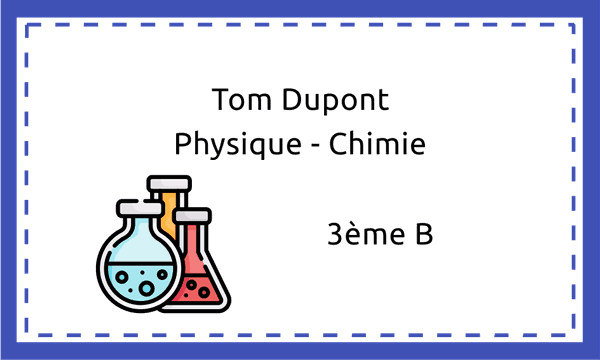 Physique-chimie Physique-chimie